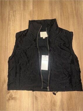 Thread & Supply Black Quilted Puffer Vest